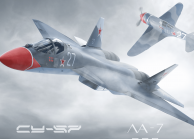 Ростех показал Су-57 в образе легендарного истребителя Ивана Кожедуба 