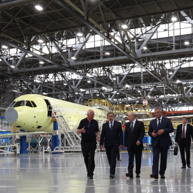 Vladimir Putin's Working Visit to the Irkutsk Aviation Plant
