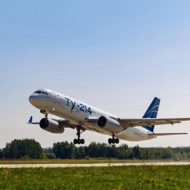 Tupolev Received a Joined Type Certificate for the Tu-204/214