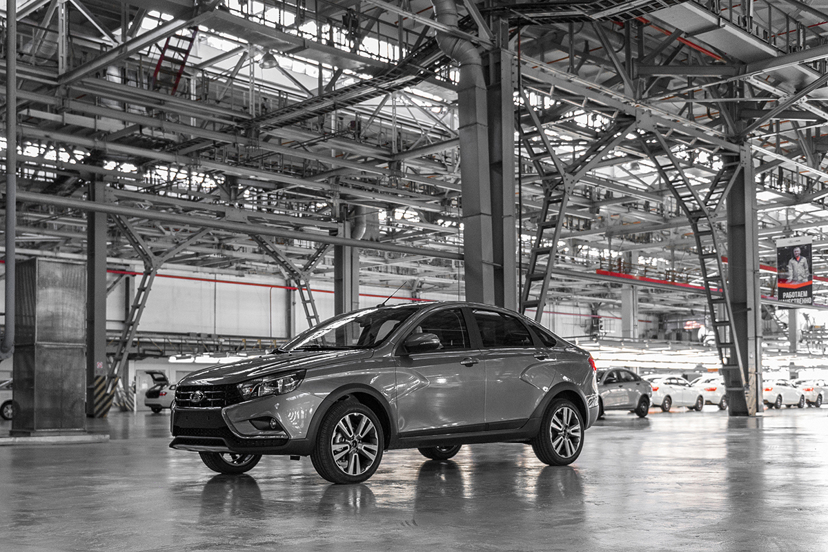 The Serial Production of the LADA Vesta Cross sedan Was Launched