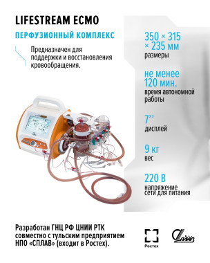 Перфузионный комплекс Lifestream ECMO