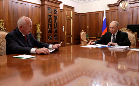 Meeting of Sergei Chemezov with Vladimir Putin
