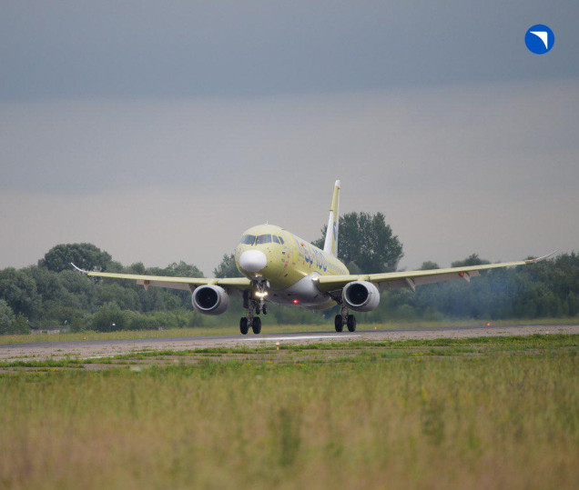 Российский «Суперджет» на ПД-8 перелетел через всю страну из Комсомольска-на-Амуре в Жуковский