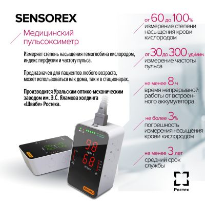 Пульсоксиметр Sensorex