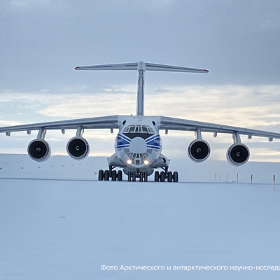 Il-76TD-90VD has Started the Operation of a New Antarctic Aerodrome