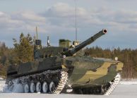 «Высокоточные комплексы» показали уникальный танк «Спрут-СДМ1» на IDEX-2021