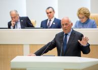 Sergey Chemezov Presented a Report at the Federation Council