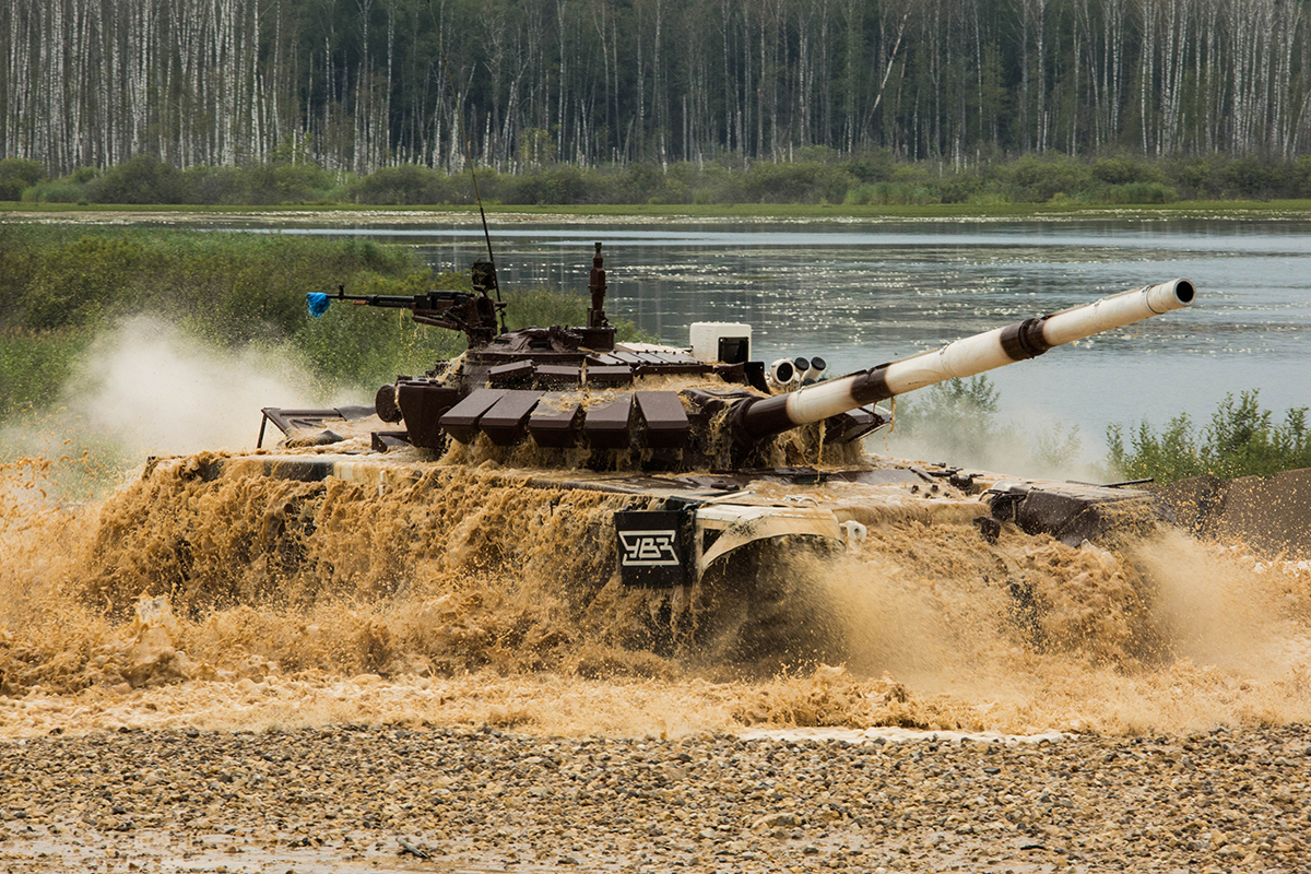 Russia Won the Tank Biathlon