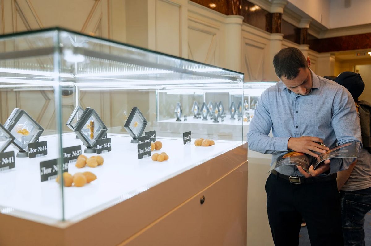 Янтарный комбинат Ростеха открыл международный янтарный форум AmberForum-2025 в Москве