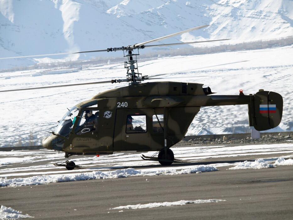 Переданный Росгвардии вертолет Ка-226Т приступил к несению службы