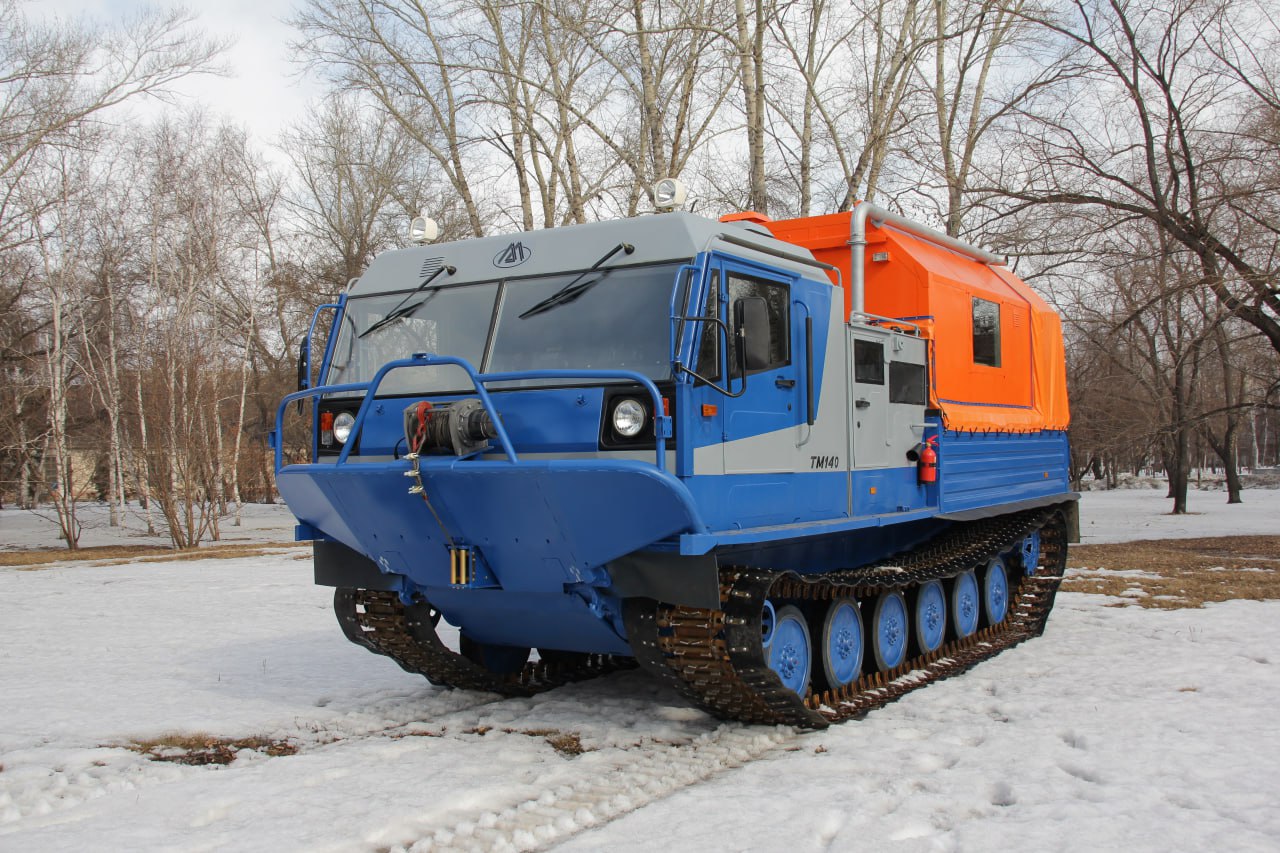 Курганмашзавод поставил вездеход ТМ-140 для разведки полезных ископаемых в Якутии
