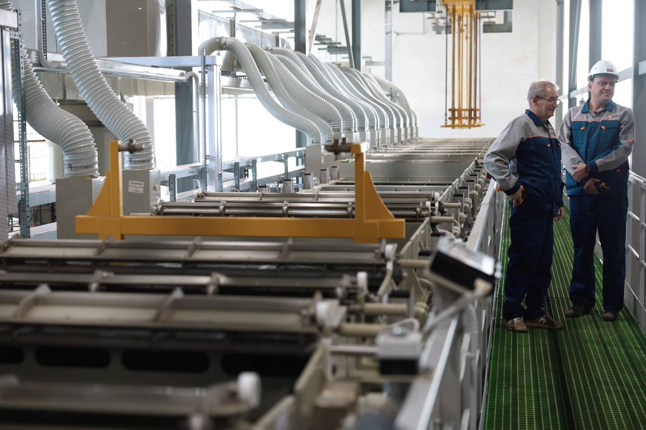 «Электромашина» открыла уникальную для Челябинской области гальваническую линию 