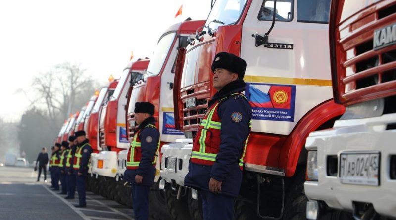 Пожарные автоцистерны на базе шасси КАМАЗа поставлены для МЧС Кыргызстана