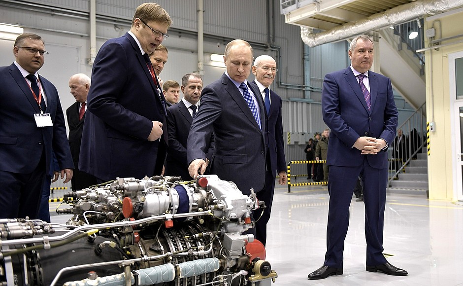 Владимир Путин посетил уфимское предприятие ОДК