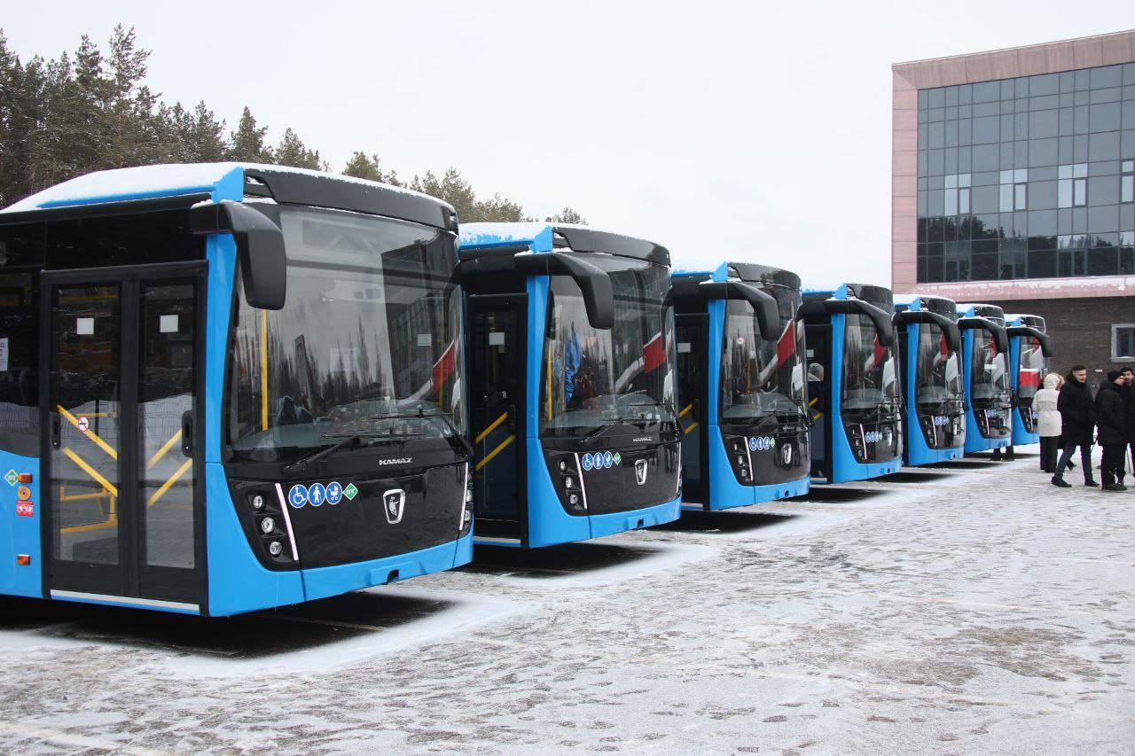 Автопарк Набережных Челнов пополнился десятью автобусами «НЕФАЗ»