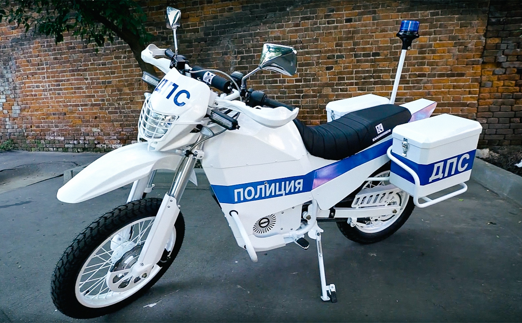 «Калашников» представил полицейские электромотоциклы