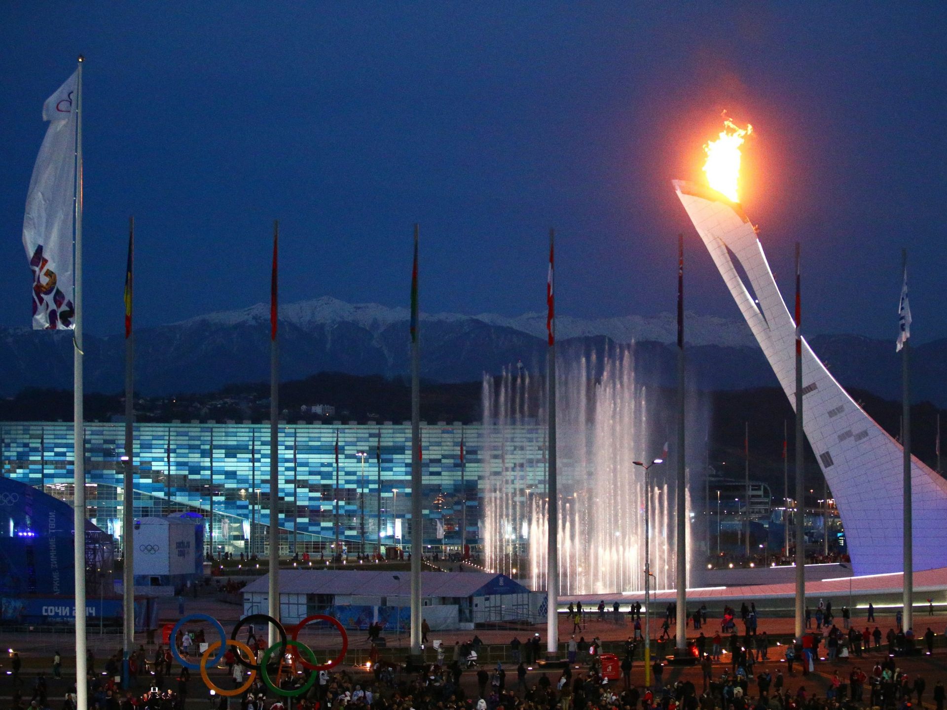 Олимпийские игры в Сочи огонь