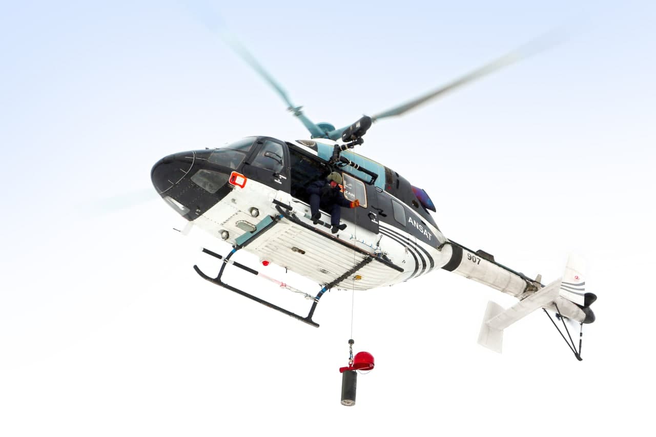 Ansat Helicopters Equipped With Winch With Lifting Capacity of up to 270 kg