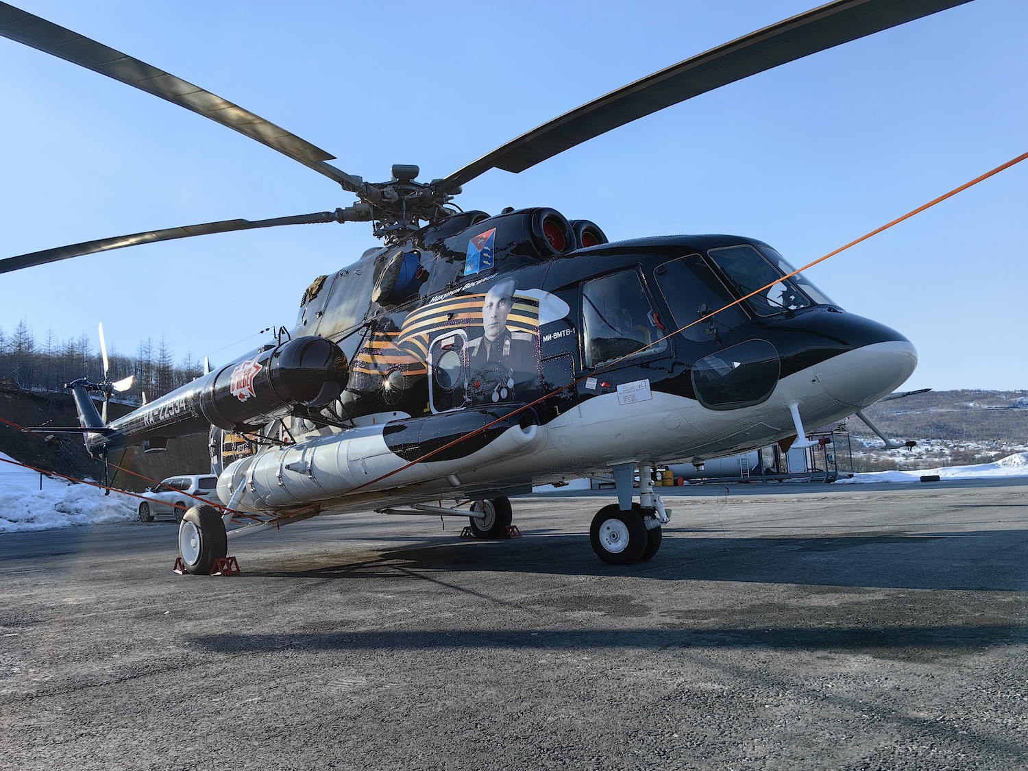 Russian Helicopters First Held the Immortal Regiment March in the Sky