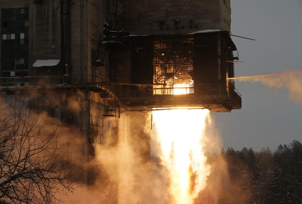 Испытательный стенд для ракетных двигателей «ОДК-Кузнецов» запустили в семитысячный раз