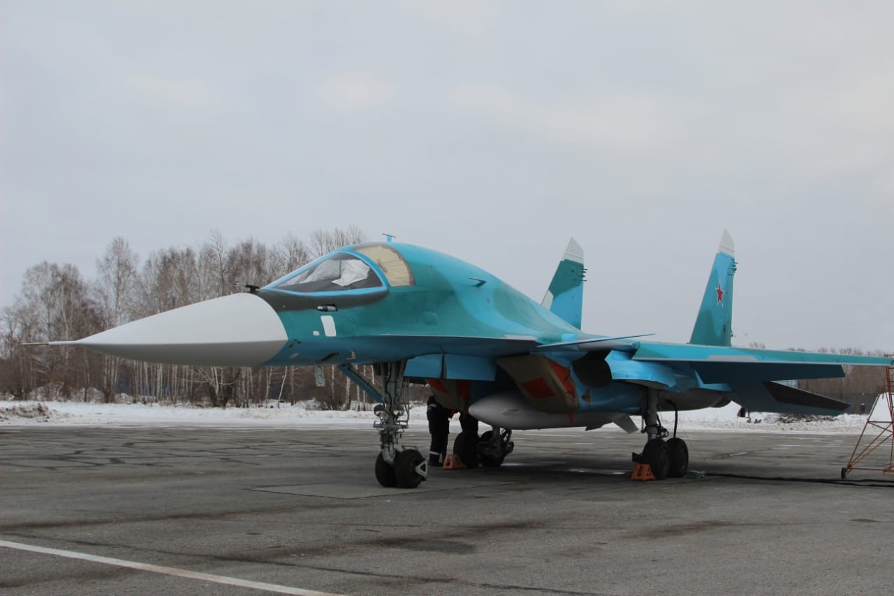 Компания «Сухой» выполнила контракт по производству Су-34 для Минобороны России