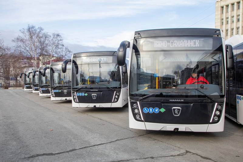 КАМАЗ поставил газомоторные автобусы в Южно-Сахалинск