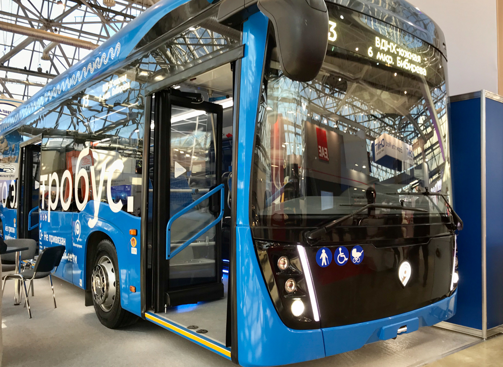 КАМАЗ представил электробус на выставке «Электро-2019» 