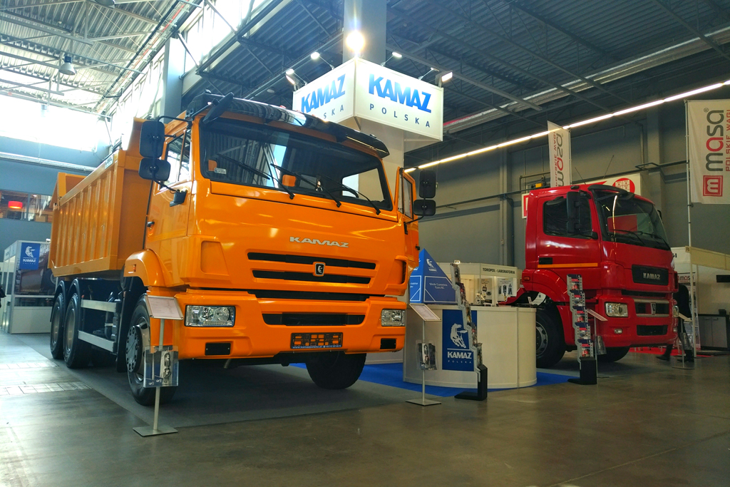 KAMAZ Introduced Construction Dump Trucks in Poland
