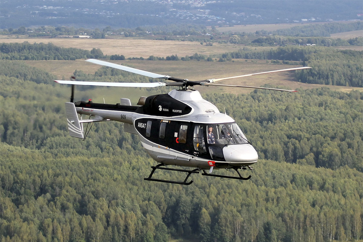 ЦАГИ завершил испытания улучшенного несущего винта вертолета «Ансат»