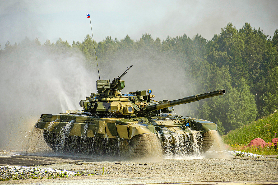 Уралвагонзавод представляет на выставке ArmHighTech 2022 танк Т-90С