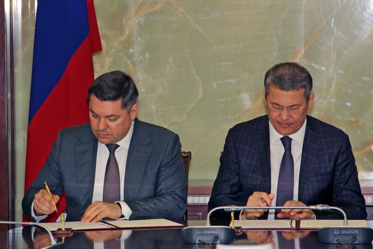 Правительство Башкортостана и Ростех подписали соглашение о сотрудничестве 