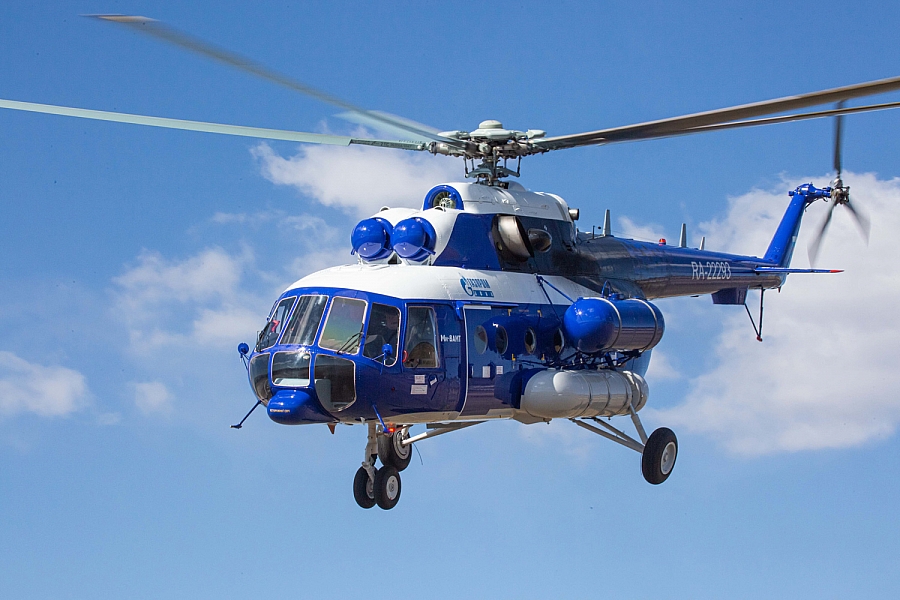 Ростех завершил контракт на поставку восьми Ми-8МТВ-1 для «Газпром авиа»