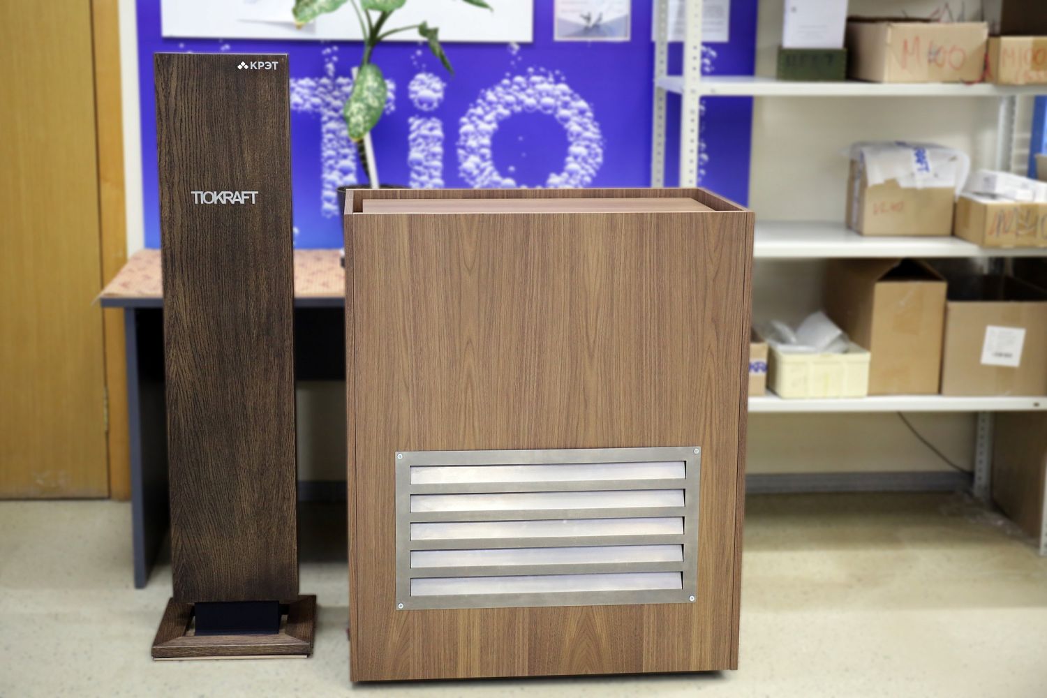 КРЭТ встроил очиститель воздуха «ТИОКРАФТ» в предметы интерьера