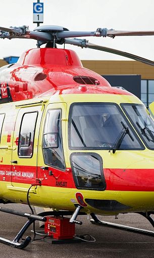 Владимир Путин оценил технические возможности вертолета «Ансат» Национальной службы санавиации Ростеха