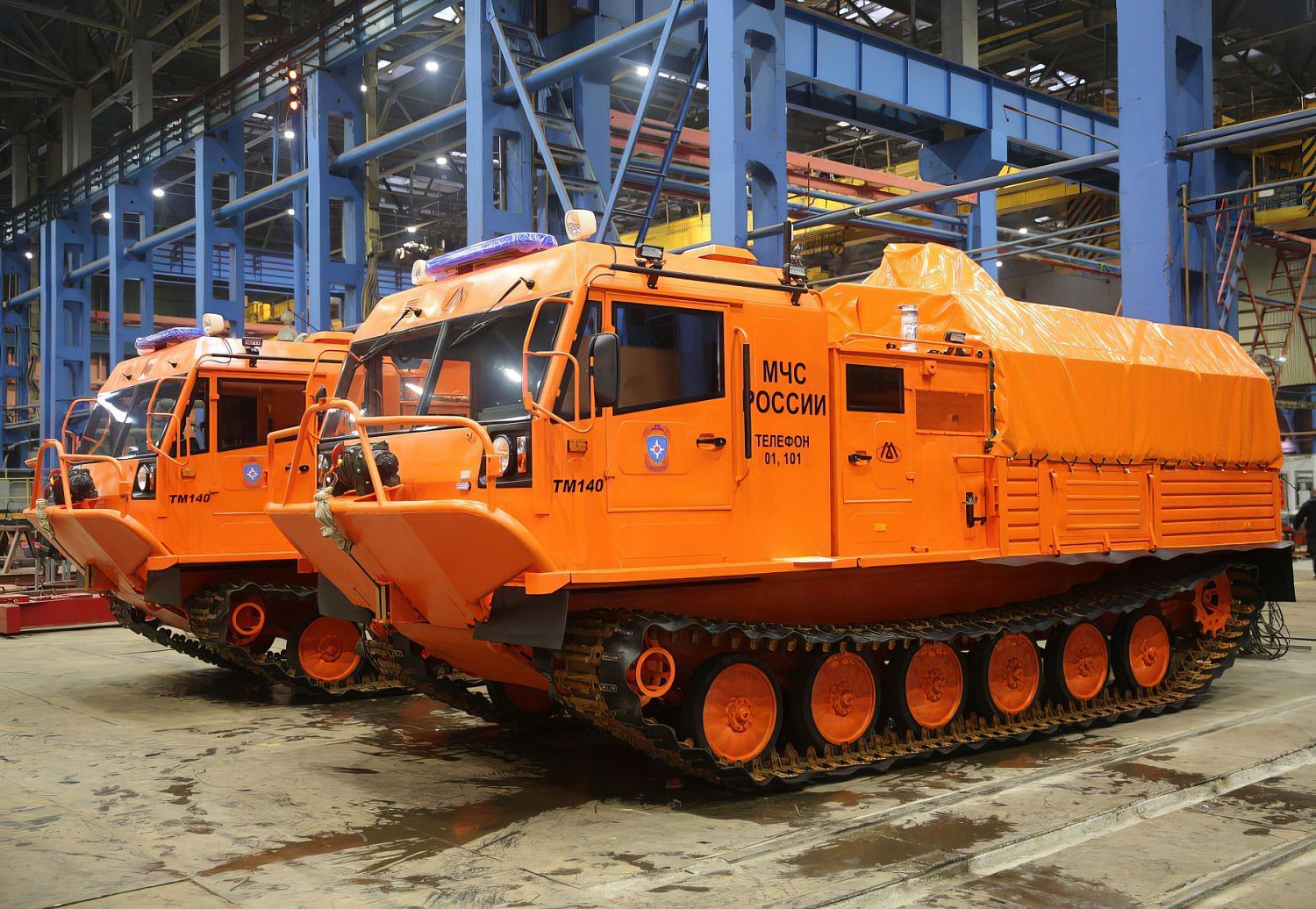 Ростех передал МЧС России финальную в этом году партию вездеходов ТМ-140